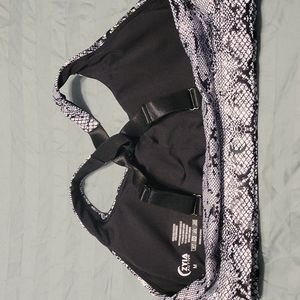 Zyia active snakeskin sports bra